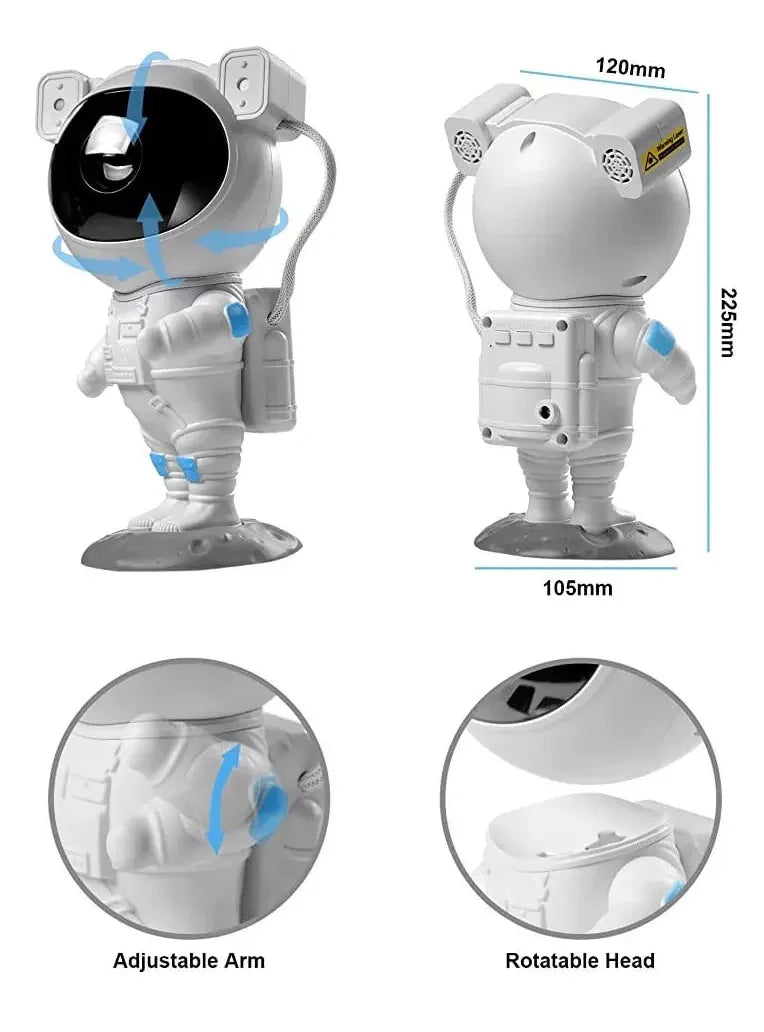 PROYECTOR DE GALAXIAS ASTRONAUTA BLUETOOTH