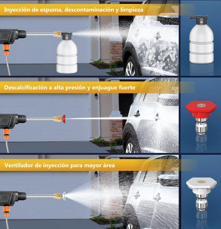 HIDROLAVADORA INALÁMBRICA DE ALTA PRESIÓN