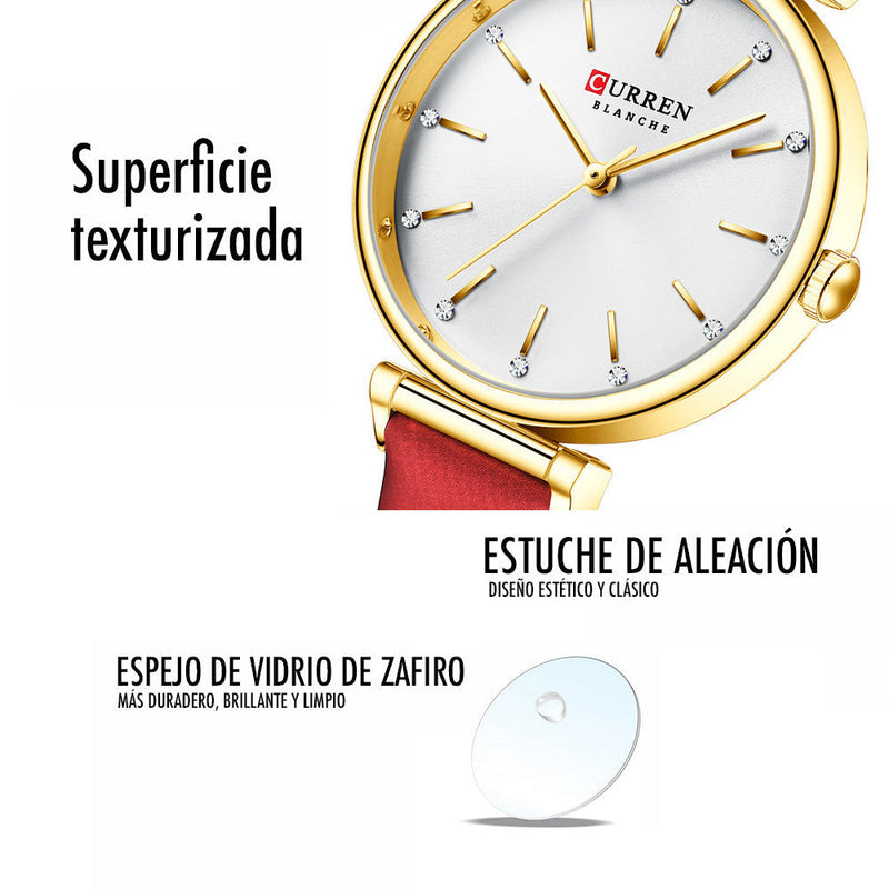 RELOJ CURREN CUERO 9081