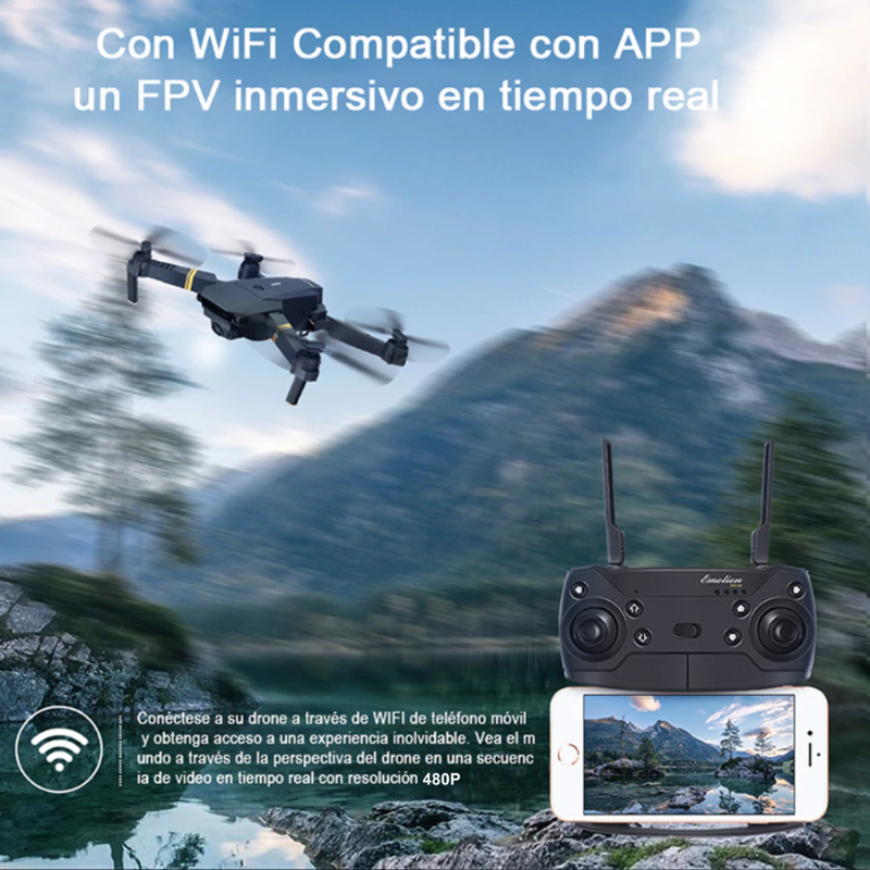 DRONE PLEGALE - CAMARA WIFI 2.4G 998W