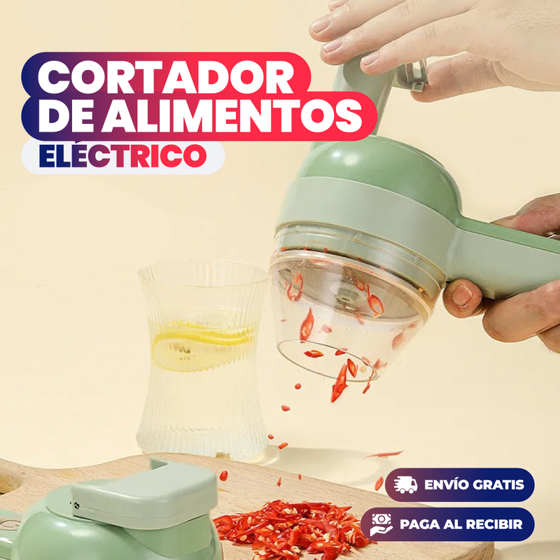 CORTADOR DE ALIMENTOS ELÉCTRICO PORTÁTIL