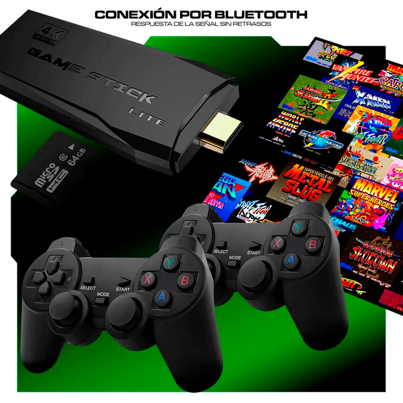 CONSOLA RETRO GAMESTICK 4K 20000 JUEGOS